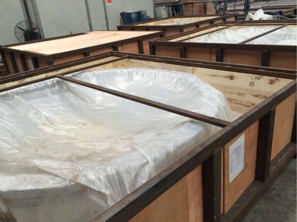 large rubber expansion joint overseas shipping solution