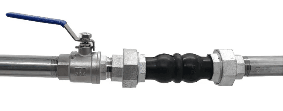 screwed rubber expansion joint