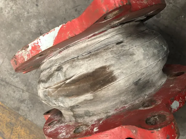Rubber expansion joint surface defect after vulcanization